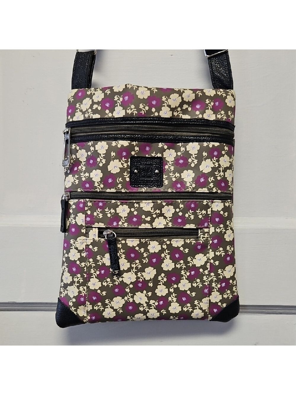 Stone Mountain Floral Crossbody Bag Water Resistant